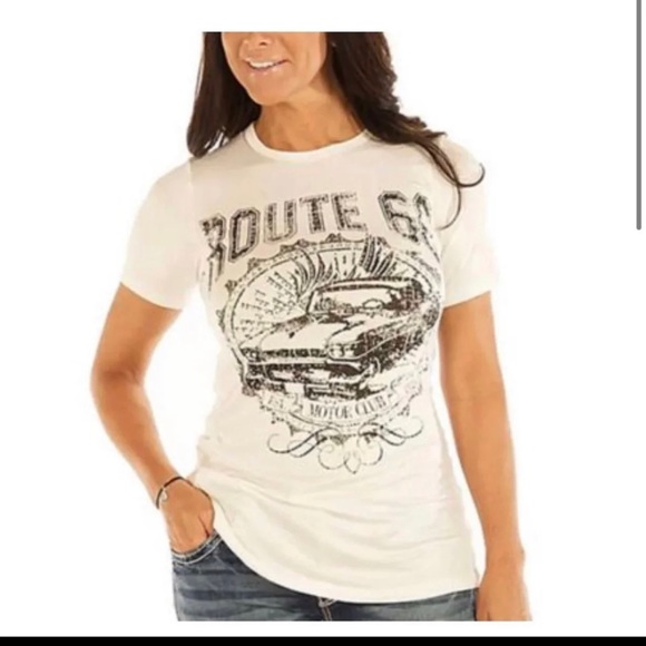 COPY - Liberty Wear Route 66 Biker T shirt - Picture 1 of 3